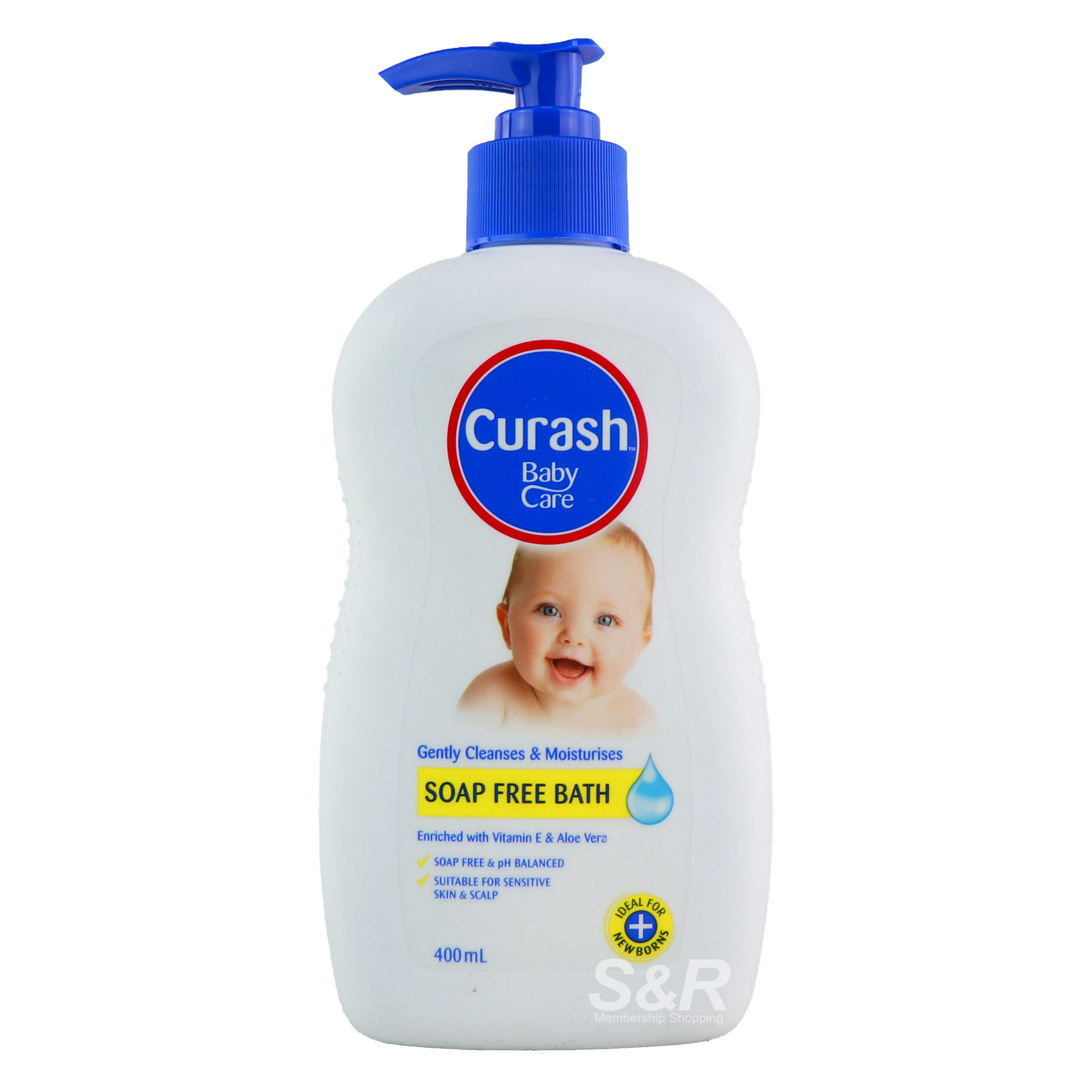 Curash Baby Care Soap Free Bath 400mL